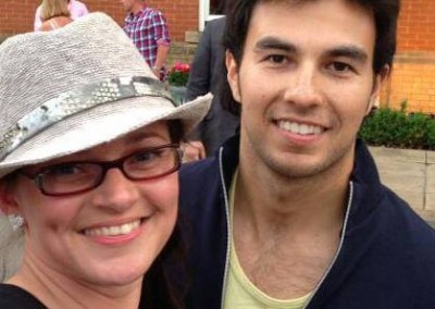 Sergio Perez at Whittlebury