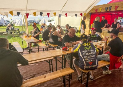 intentsGP campsite at the Silverstone MotoGP