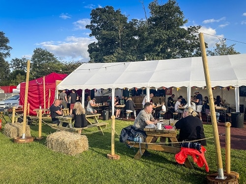 intentsgp marquee area for the silverstone motogp